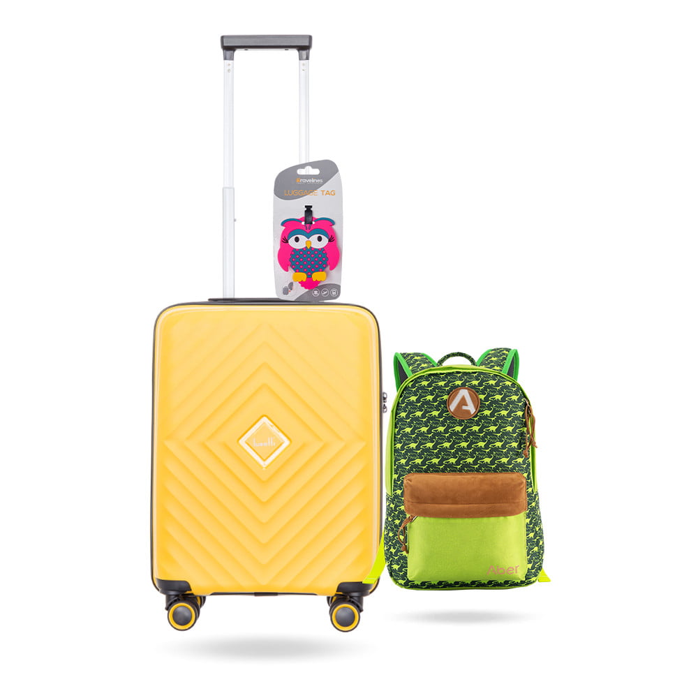 ComBo Bộ Sản Phẩm Du Lịch (Vali LS1159 + Balo AB5177 + Thẻ Tên 67554)